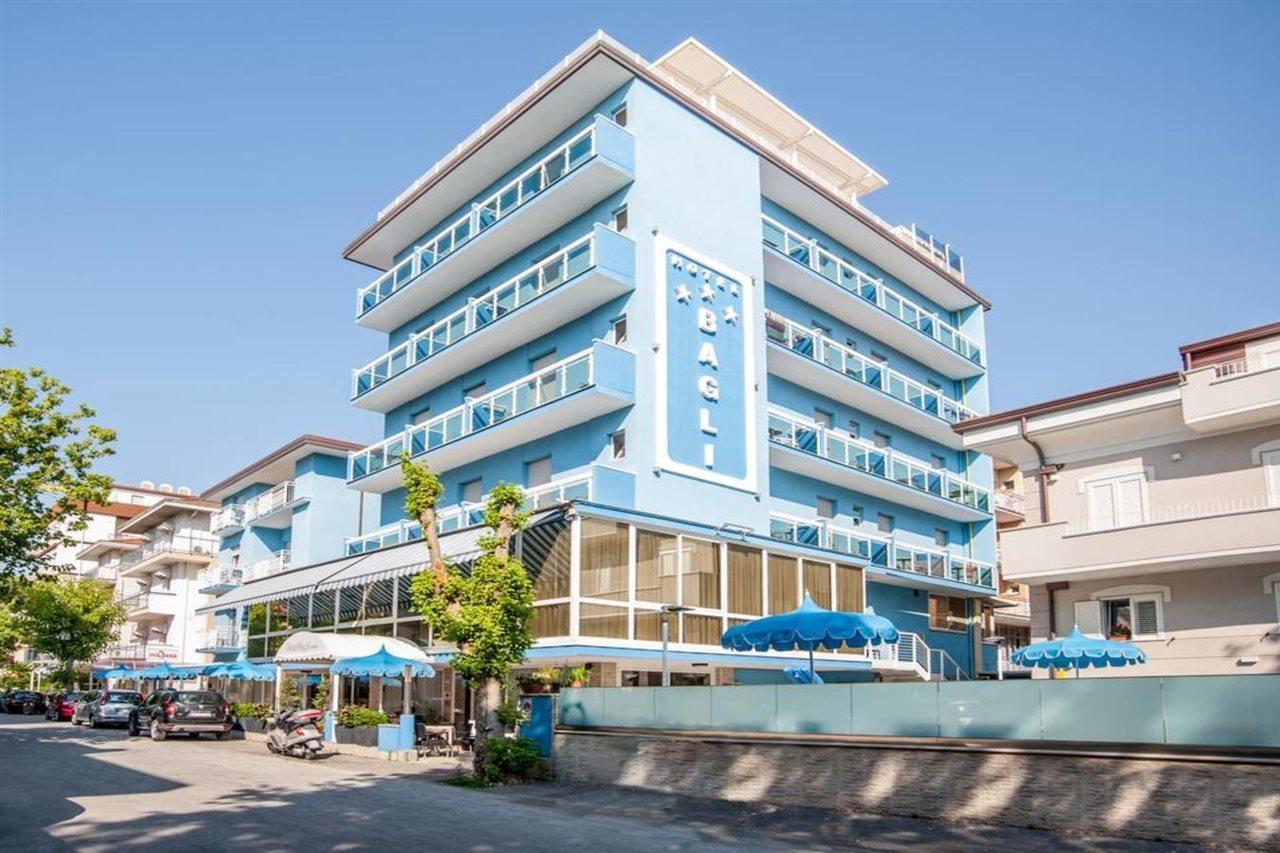Hotel Bagli Римини Экстерьер фото