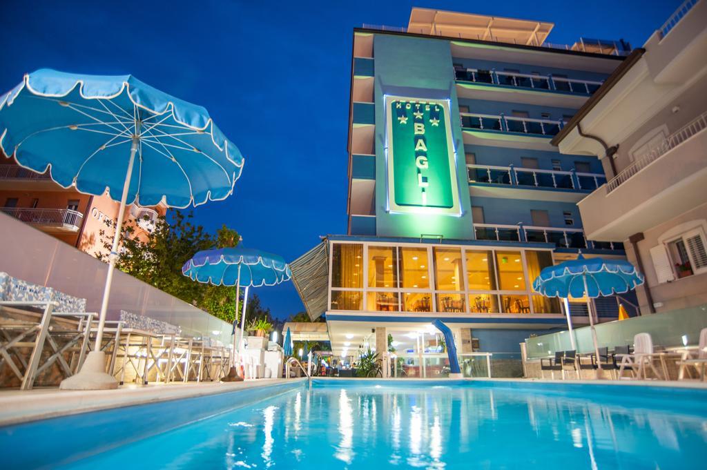 Hotel Bagli Римини Экстерьер фото