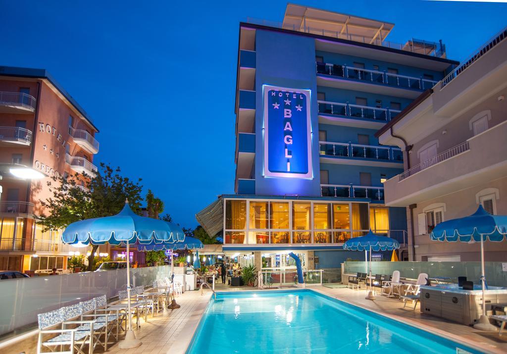 Hotel Bagli Римини Экстерьер фото