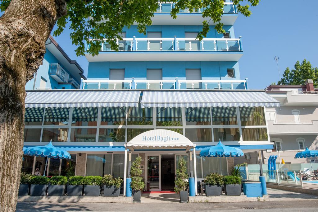Hotel Bagli Римини Экстерьер фото