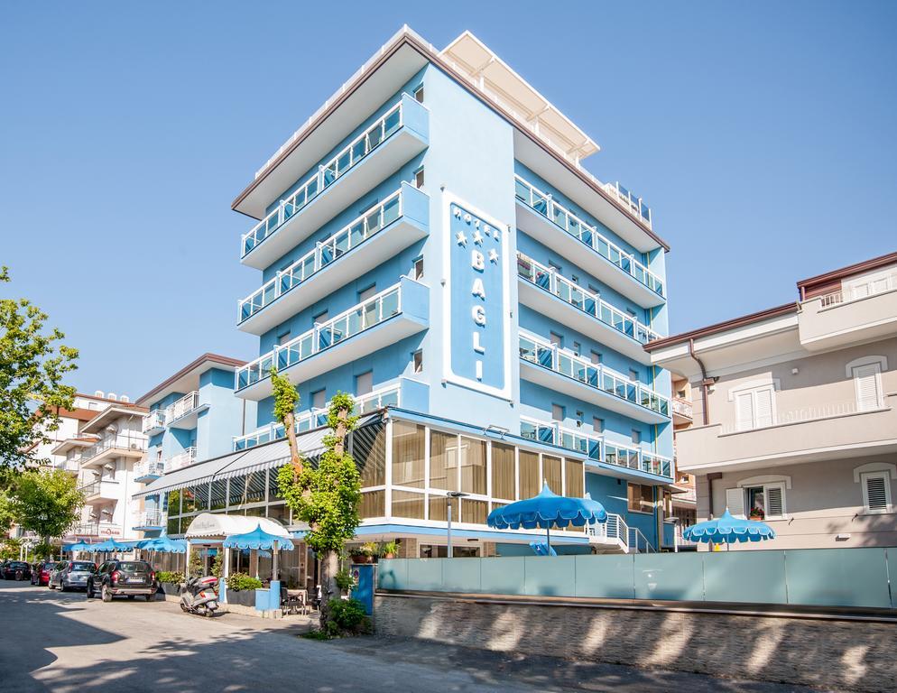 Hotel Bagli Римини Экстерьер фото